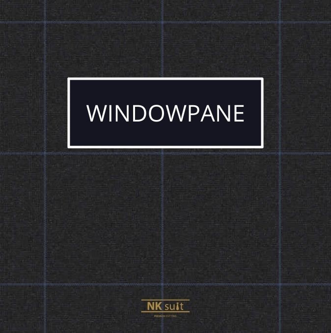 3. ลายตารางหน้าต่างใหญ่ (Windowpane)