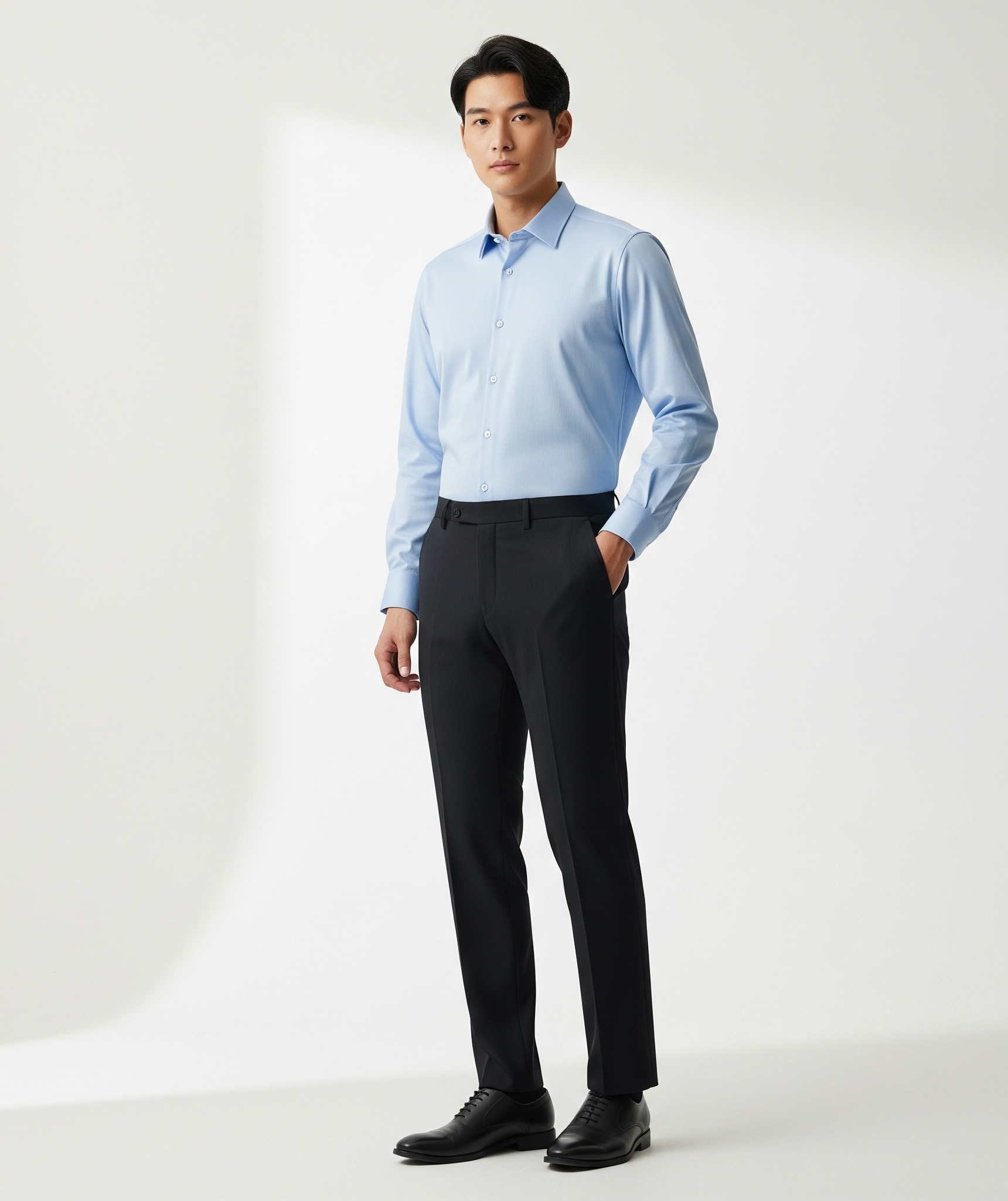 เสื้อเชิ้ตสีฟ้า NKSUIT